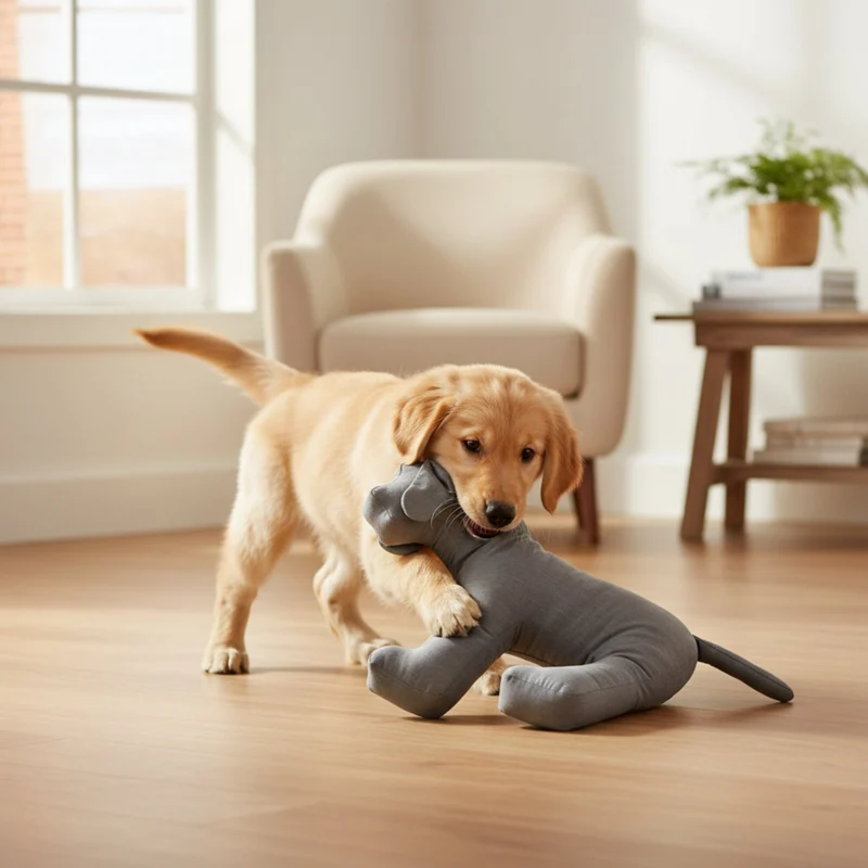 Doctor Bark Toy Dog – Robustes Hundespielzeug für aktive Hunde, hygienisch waschbar bei 95°C & tierärztlich geprüft