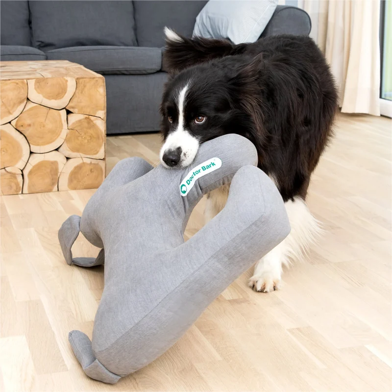 Doctor Bark Toy Dog – Robustes Hundespielzeug für aktive Hunde, hygienisch waschbar bei 95°C & tierärztlich geprüft