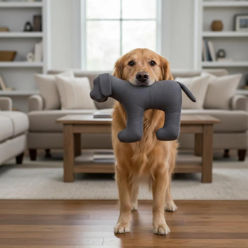 Doctor Bark Toy Dog – Robustes Hundespielzeug für aktive Hunde, hygienisch waschbar bei 95°C & tierärztlich geprüft
