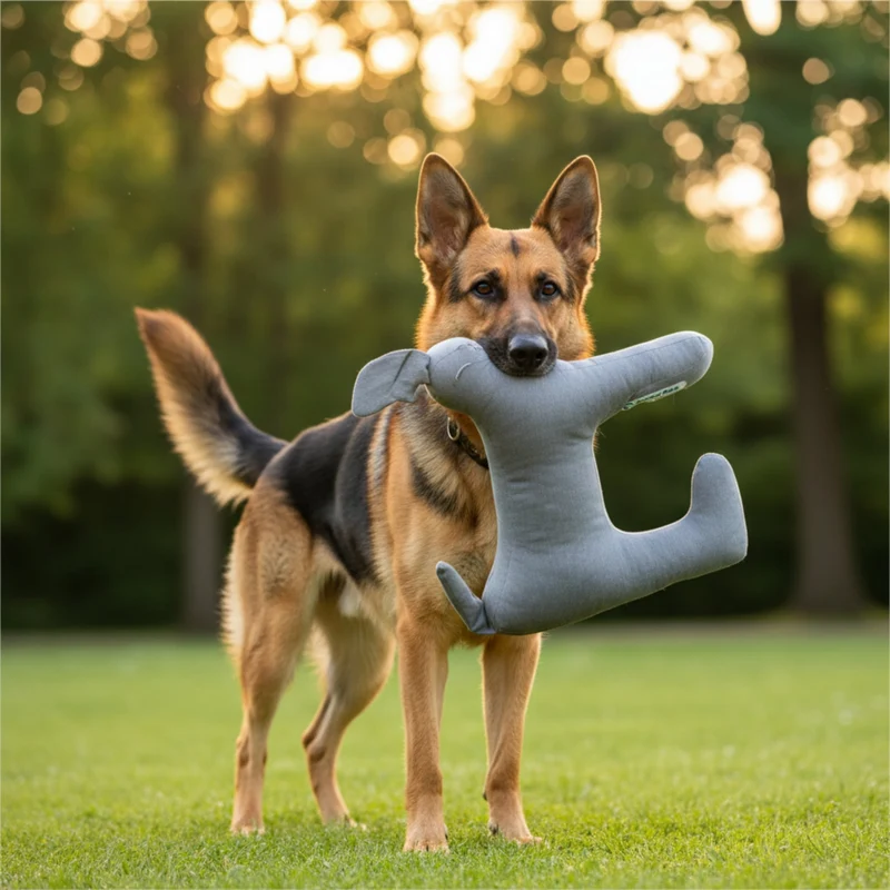 Doctor Bark Toy Dog – Robustes Hundespielzeug für aktive Hunde, hygienisch waschbar bei 95°C & tierärztlich geprüft