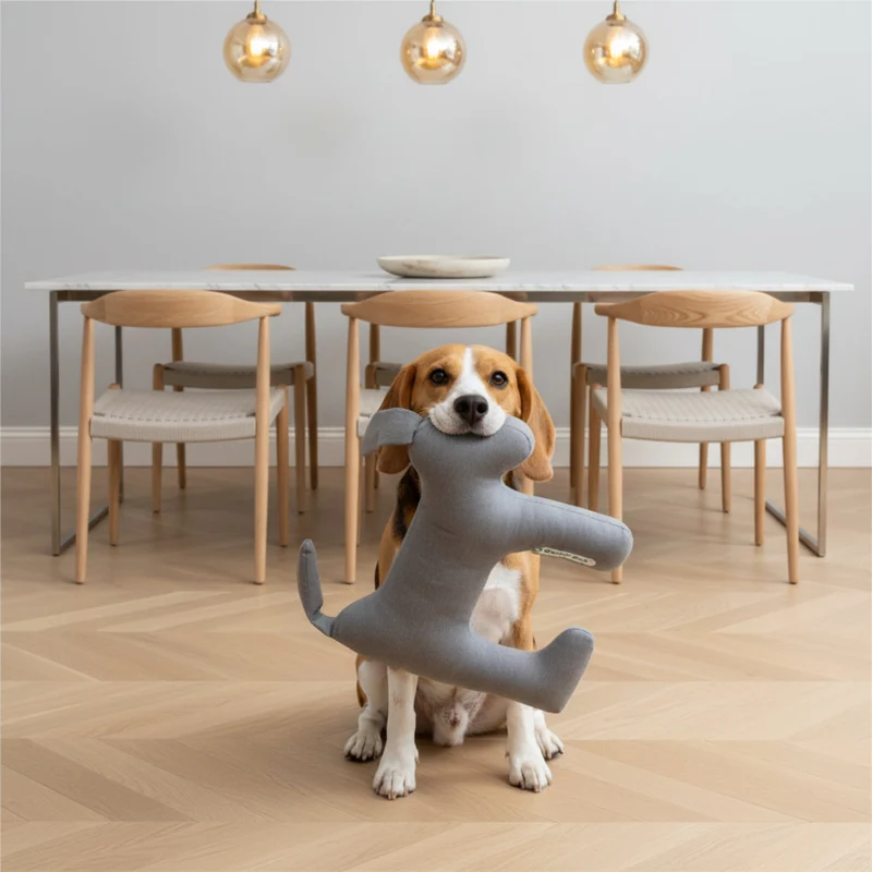 Doctor Bark Toy Dog – Robustes Hundespielzeug für aktive Hunde, hygienisch waschbar bei 95°C & tierärztlich geprüft