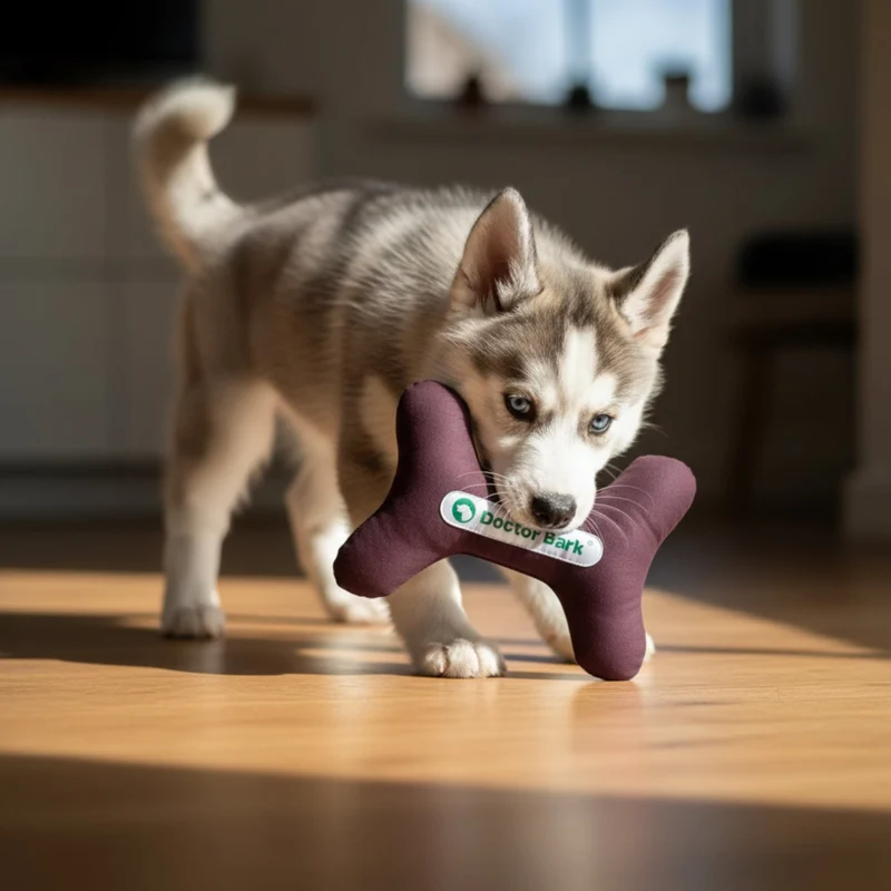 Doctor Bark Toy Bone – Robustes Hundespielzeug für kraftvolle Kauer, maschinenwaschbar & allergikerfreundlich