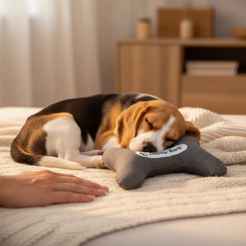 Doctor Bark Toy Bone – Robustes Hundespielzeug für kraftvolle Kauer, maschinenwaschbar & allergikerfreundlich