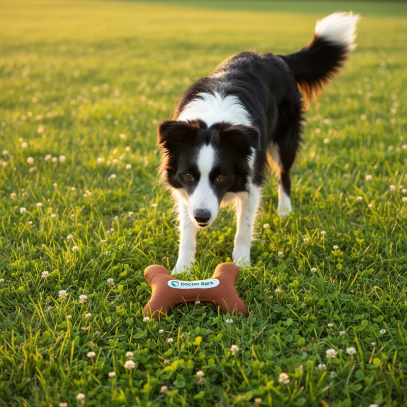 Doctor Bark Toy Bone – Robustes Hundespielzeug für kraftvolle Kauer, maschinenwaschbar & allergikerfreundlich