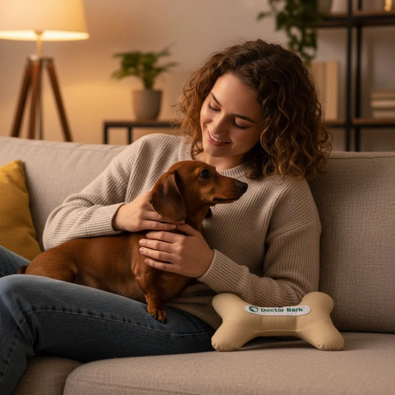 Doctor Bark Toy Bone – Robustes Hundespielzeug für kraftvolle Kauer, maschinenwaschbar & allergikerfreundlich