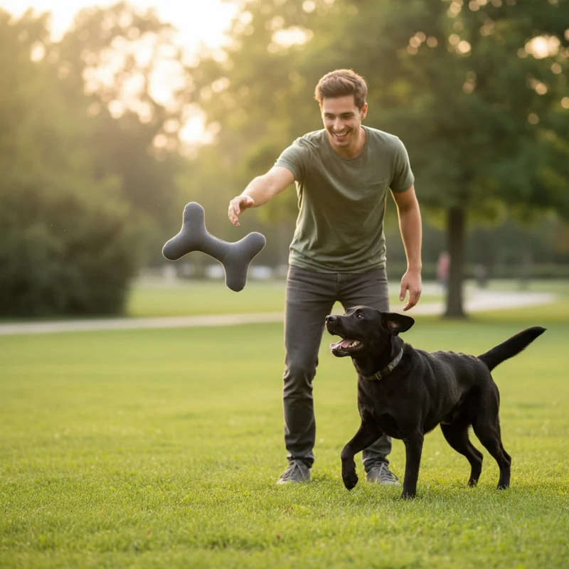 Doctor Bark Toy Bone – Robustes Hundespielzeug für kraftvolle Kauer, maschinenwaschbar & allergikerfreundlich