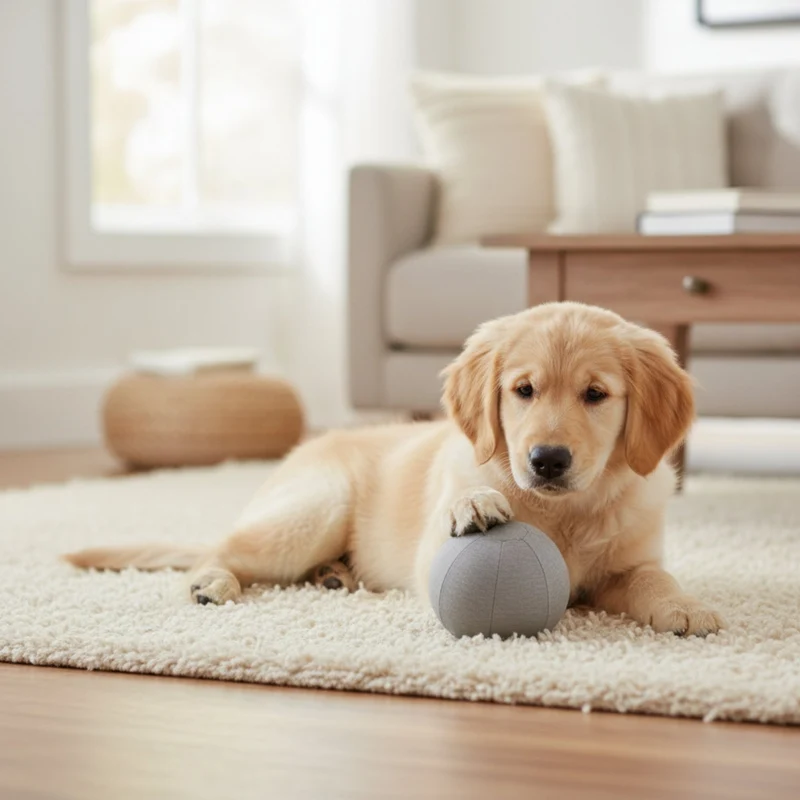 Doctor Bark Toy Ball – Robuster Hundespielball für wilde Jagdspiele, Apportieren & Kuschelstunden, hygienisch waschbar