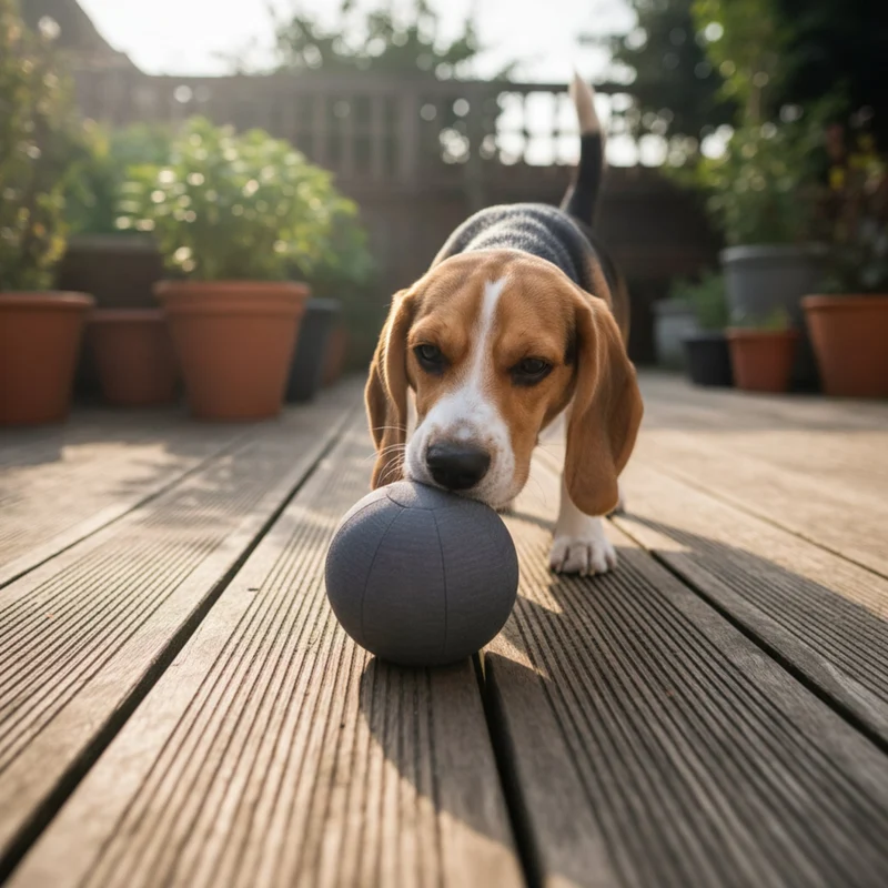 Doctor Bark Toy Ball – Robuster Hundespielball für wilde Jagdspiele, Apportieren & Kuschelstunden, hygienisch waschbar