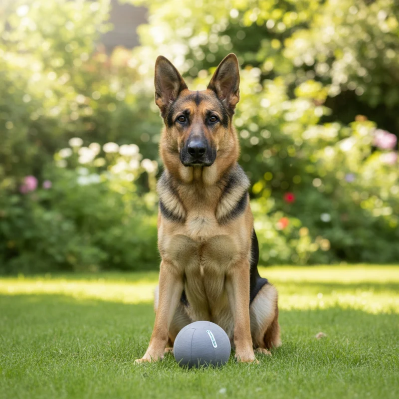 Doctor Bark Toy Ball – Robuster Hundespielball für wilde Jagdspiele, Apportieren & Kuschelstunden, hygienisch waschbar
