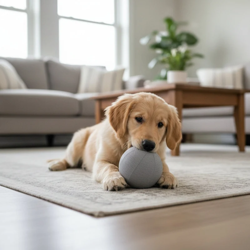 Doctor Bark Toy Ball – Robuster Hundespielball für wilde Jagdspiele, Apportieren & Kuschelstunden, hygienisch waschbar
