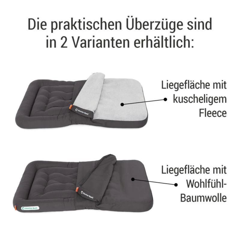 Doctor Bark Premium Wechselbezug für Lounge-Kissen – wasserdicht, hygienisch & maschinenwaschbar für Hunde
