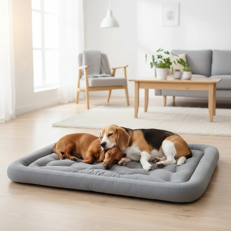 Doctor Bark Orthopädisches Lounge-Kissen – Gepolstert & waschbar für Hunde