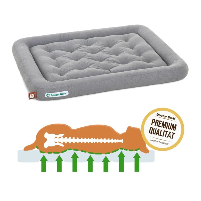 Doctor Bark Orthopädisches Lounge-Kissen – Gepolstert & waschbar für Hunde
