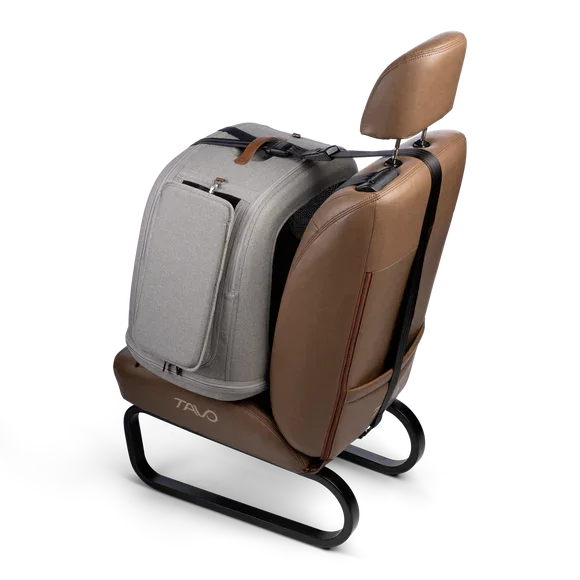 Crashgetestete Isofix-Transportbox Auto Tavo Crispin für Hunde | 3 Größen bis 27.2 kg | Farbe: Merle