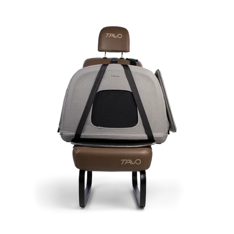 Crashgetestete Isofix-Transportbox Auto Tavo Crispin für Hunde | 3 Größen bis 27.2 kg | Farbe: Merle