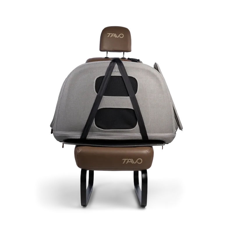 Crashgetestete Isofix-Transportbox Auto Tavo Crispin für Hunde | 3 Größen bis 27.2 kg | Farbe: Merle
