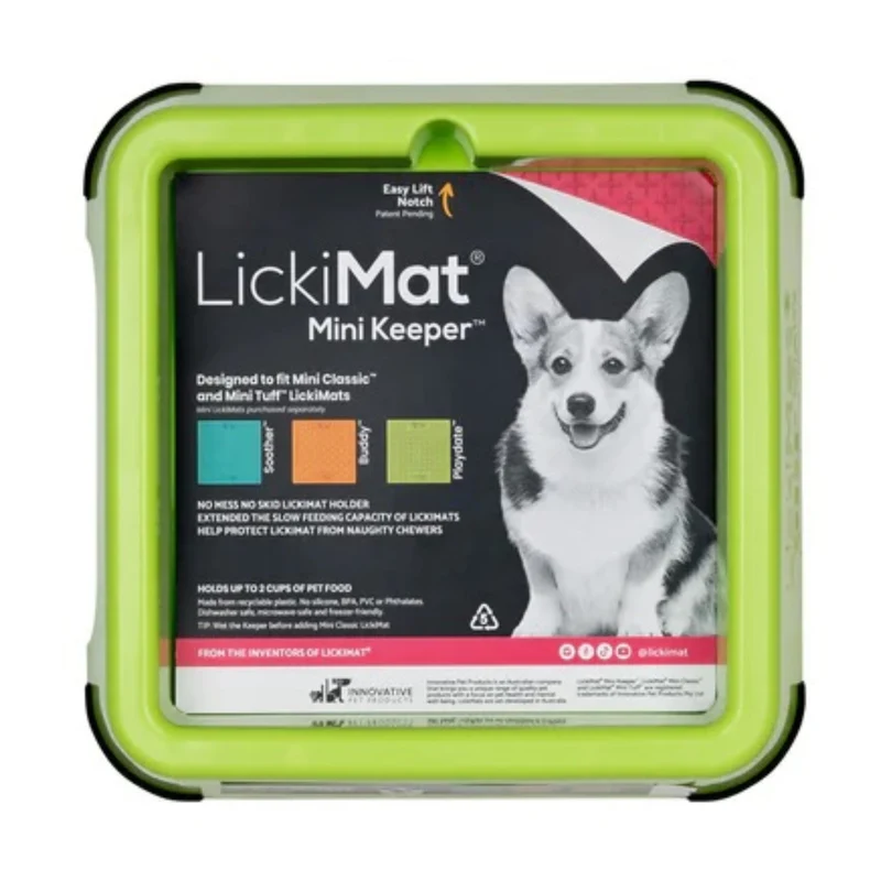 LickiMat Mini Keeper – Rutschfester Halterahmen für Schleckmatten | Sicheres Leckerli-Erlebnis ohne Verrutschen
