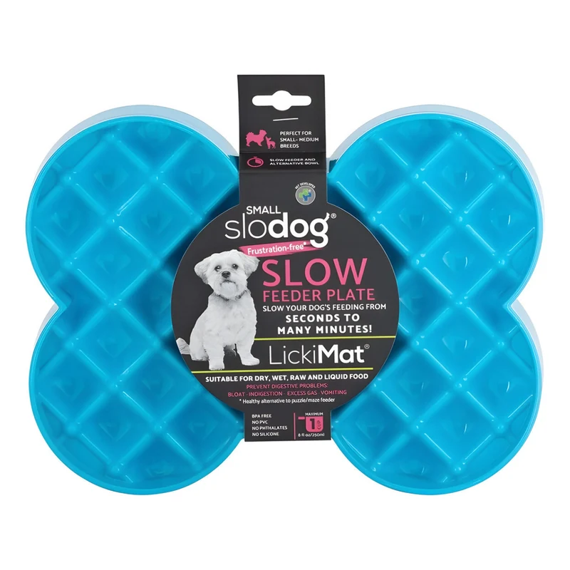 LickiMat Mini Slodog – Anti-Schling Schleckmatte für Hunde | Verlangsamt die Futteraufnahme, fördert Verdauung & Entspannung