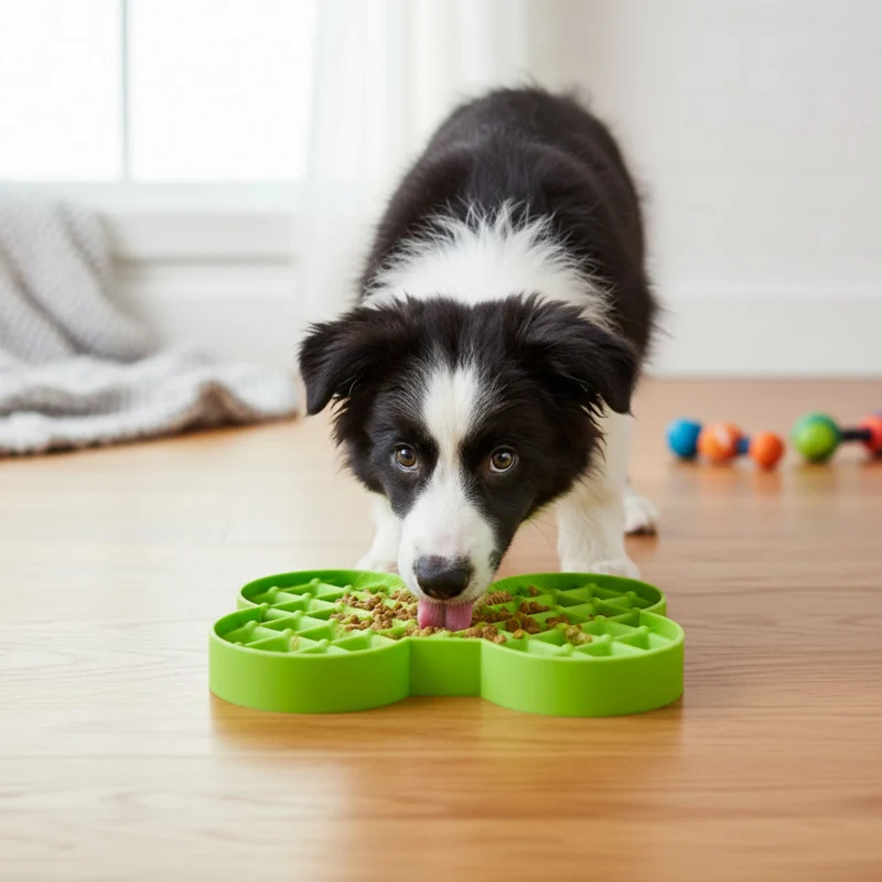 LickiMat Mini Slodog – Anti-Schling Schleckmatte für Hunde | Verlangsamt die Futteraufnahme, fördert Verdauung & Entspannung
