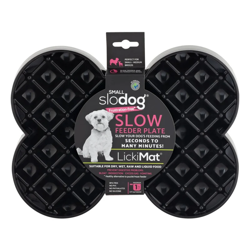 LickiMat Mini Slodog – Anti-Schling Schleckmatte für Hunde | Verlangsamt die Futteraufnahme, fördert Verdauung & Entspannung