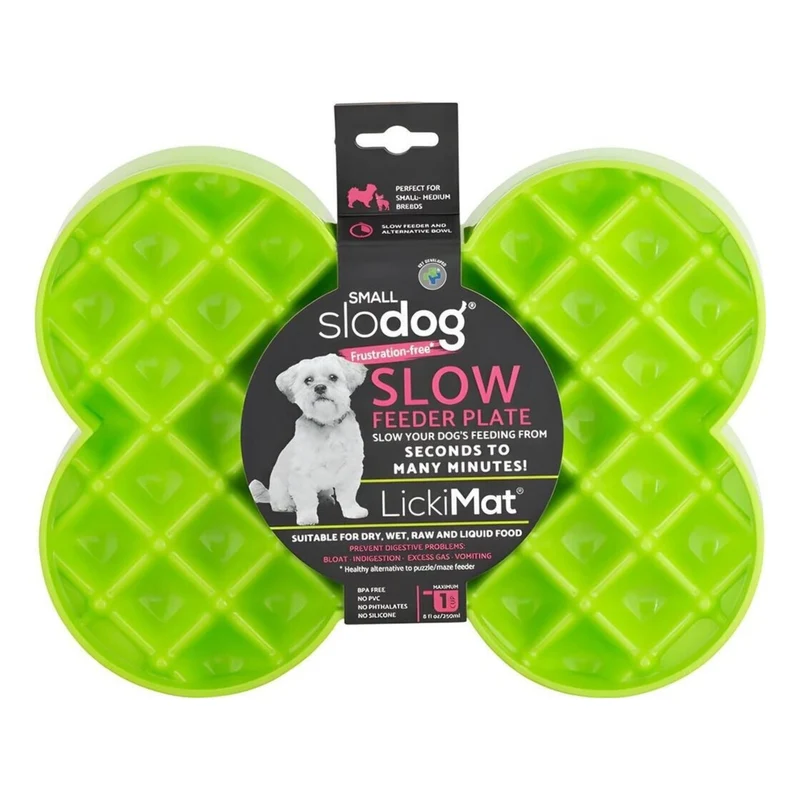 LickiMat Mini Slodog – Anti-Schling Schleckmatte für Hunde | Verlangsamt die Futteraufnahme, fördert Verdauung & Entspannung