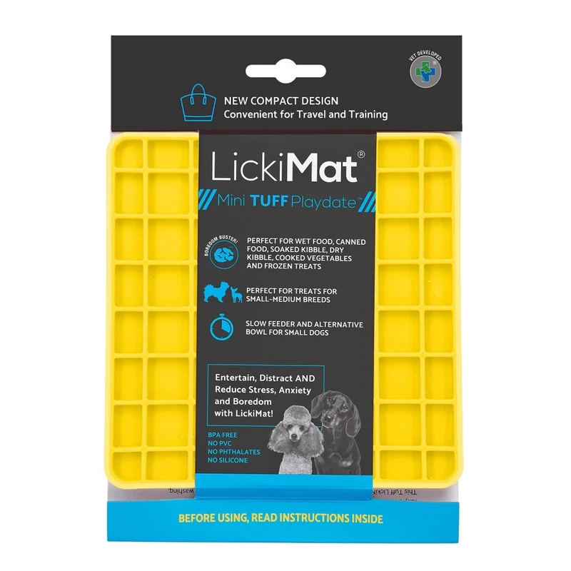 LickiMat Mini Playdate Tuff – Die robuste Schleckmatte für Hunde, die wirklich beschäftigt & beruhigt