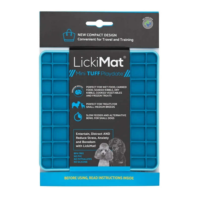 LickiMat Mini Playdate Tuff – Die robuste Schleckmatte für Hunde, die wirklich beschäftigt & beruhigt