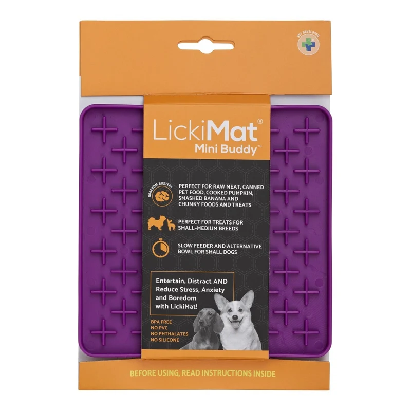 LickiMat Mini Buddy – Die kompakte Schleckmatte gegen Langeweile & Stress bei Hunden