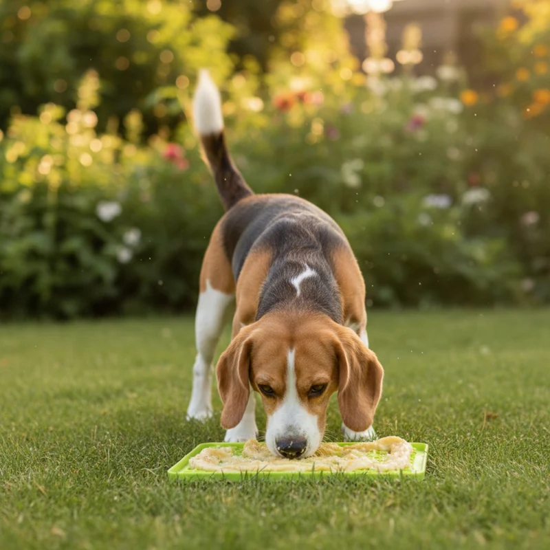 LickiMat Mini Buddy – Die kompakte Schleckmatte gegen Langeweile & Stress bei Hunden