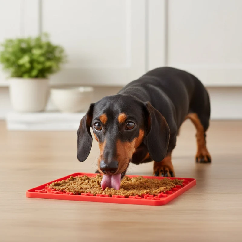 LickiMat Mini Buddy – Die kompakte Schleckmatte gegen Langeweile & Stress bei Hunden