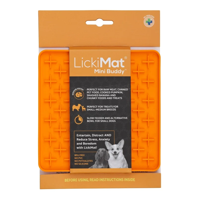 LickiMat Mini Buddy – Die kompakte Schleckmatte gegen Langeweile & Stress bei Hunden