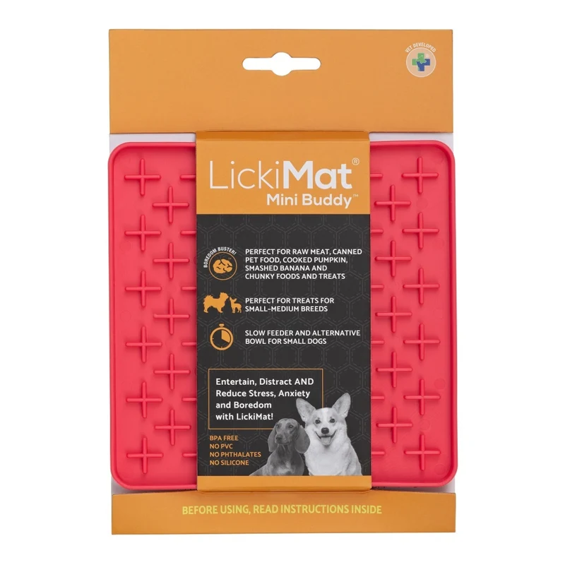 LickiMat Mini Buddy – Die kompakte Schleckmatte gegen Langeweile & Stress bei Hunden