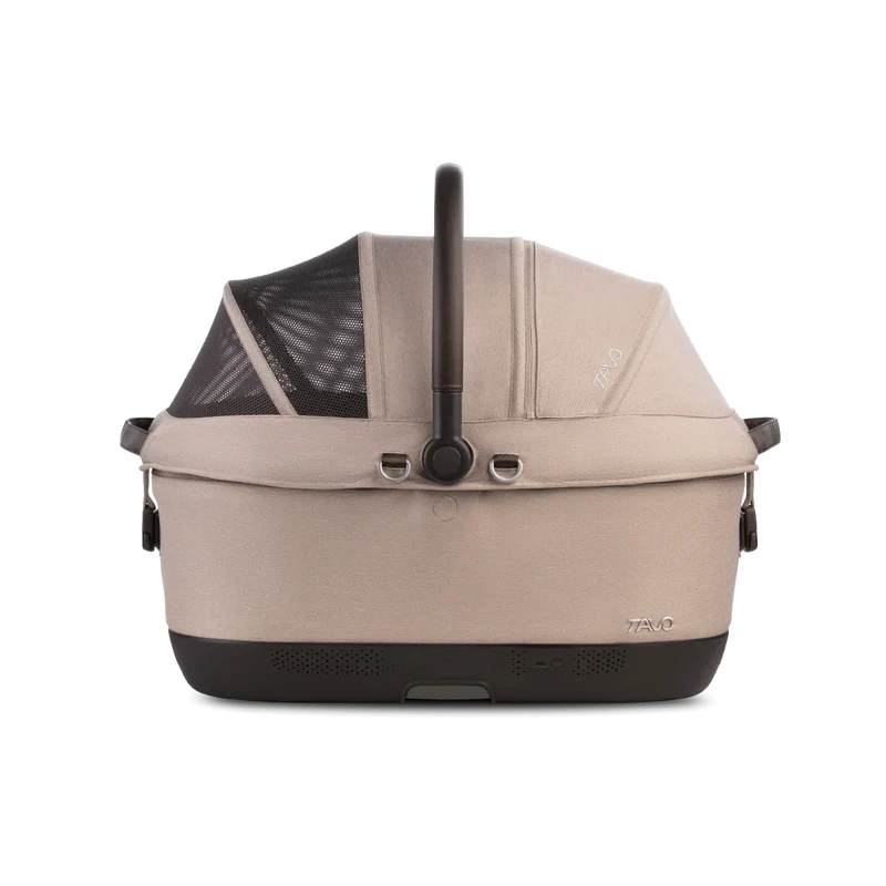 Isofix Autositz & Transportbox Maeve™ iso6x Wind Tavo | Integriertes Belüftungssystem | für Hunde bis 18 kg | GREENGUARD-Gold-Zertifizierung | Fawn