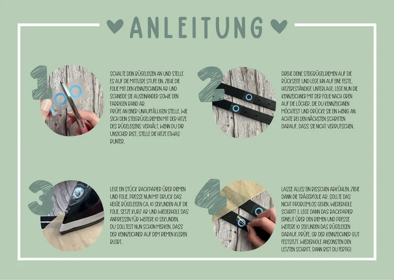 Steigbügelriemen-Längen-Kennzeichner