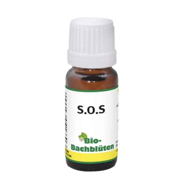 cdVet Bio-Bachblüten SOS – Natürliche Soforthilfe bei Stress, Angst & Unruhe für Hunde, Katzen & Pferde (alkoholfrei mit Bio-Nachtkerzenöl)