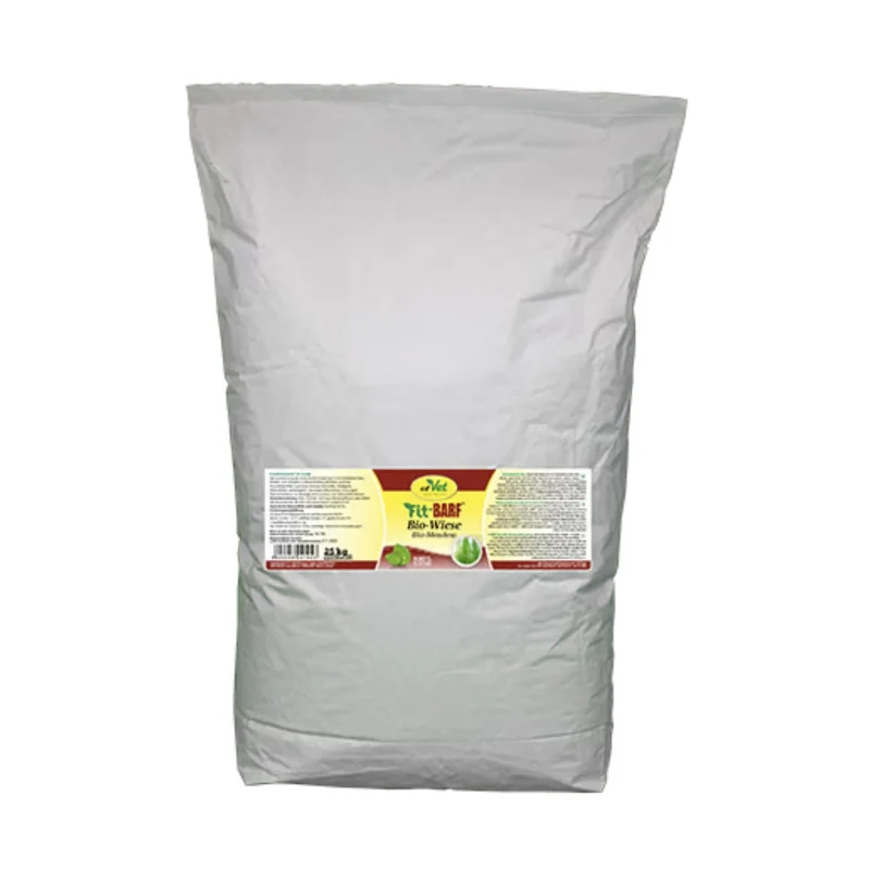 cdVet Fit-BARF Bio-Wiese – Natürliche Mineralien & Vitamine aus Bio-Kräutern für gesunde BARF-Ernährung beim Hund