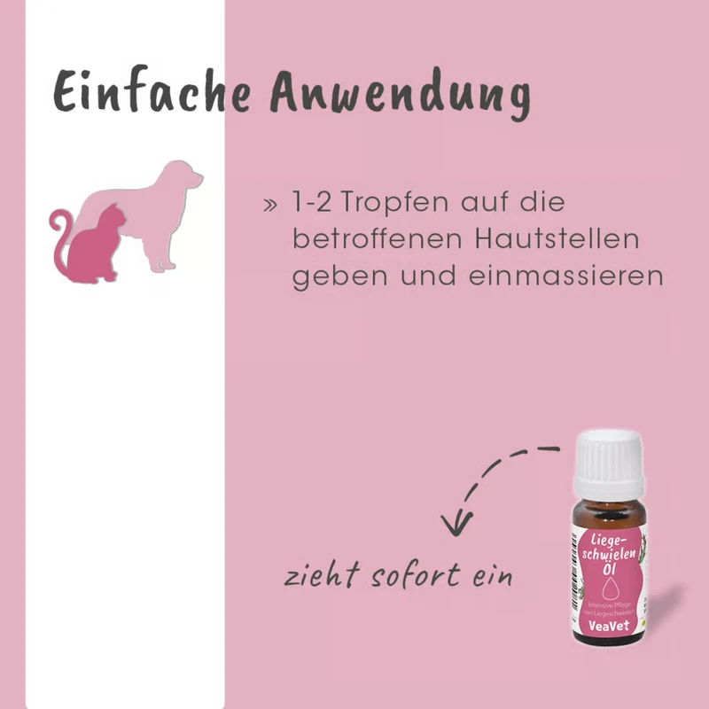 cdVet VeaVet Liegeschwielenöl – Pflege für beanspruchte Hautstellen & Liegeschwielen bei Hunden