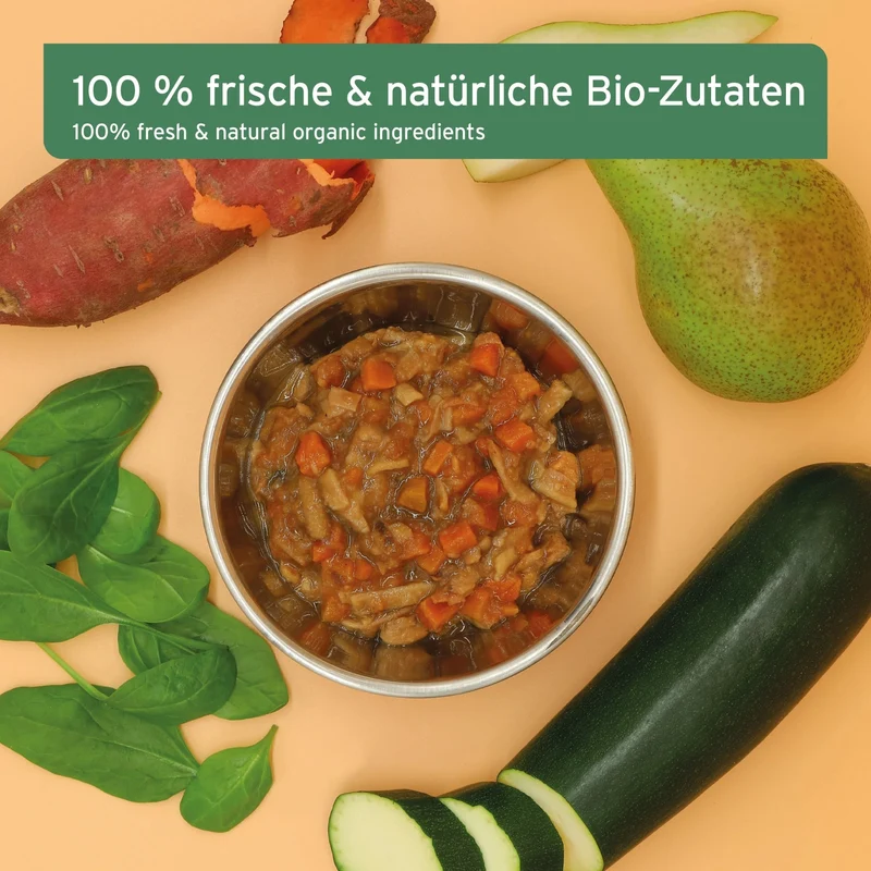 AniForte BIO BARF-Püree mit Süßkartoffel & Birne – Natürliche Nahrungsergänzung für Hunde