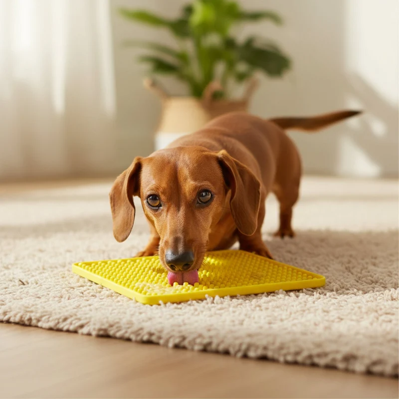 LickiMat Mini Soother – Die clevere Schleckmatte für kleine Hunde: Weniger Stress, mehr Ruhe & langsameres Fressen in einem