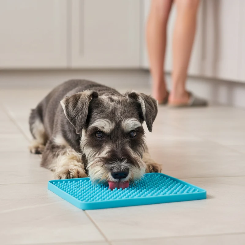 LickiMat Mini Soother – Die clevere Schleckmatte für kleine Hunde: Weniger Stress, mehr Ruhe & langsameres Fressen in einem