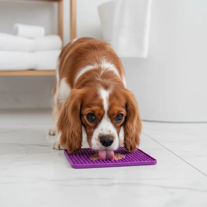 LickiMat Mini Soother – Die clevere Schleckmatte für kleine Hunde: Weniger Stress, mehr Ruhe & langsameres Fressen in einem