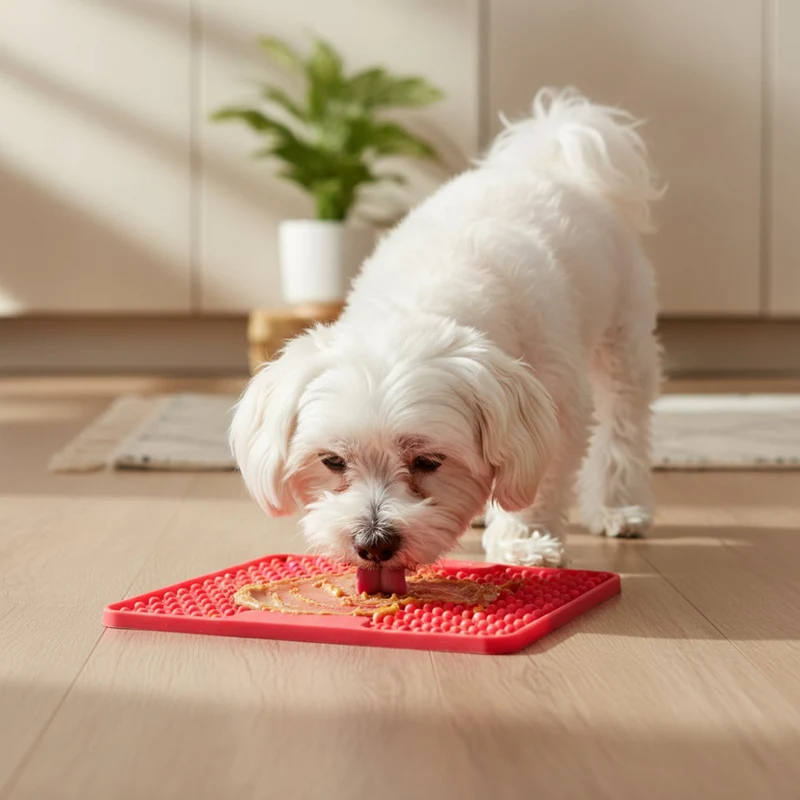 LickiMat Mini Soother – Die clevere Schleckmatte für kleine Hunde: Weniger Stress, mehr Ruhe & langsameres Fressen in einem