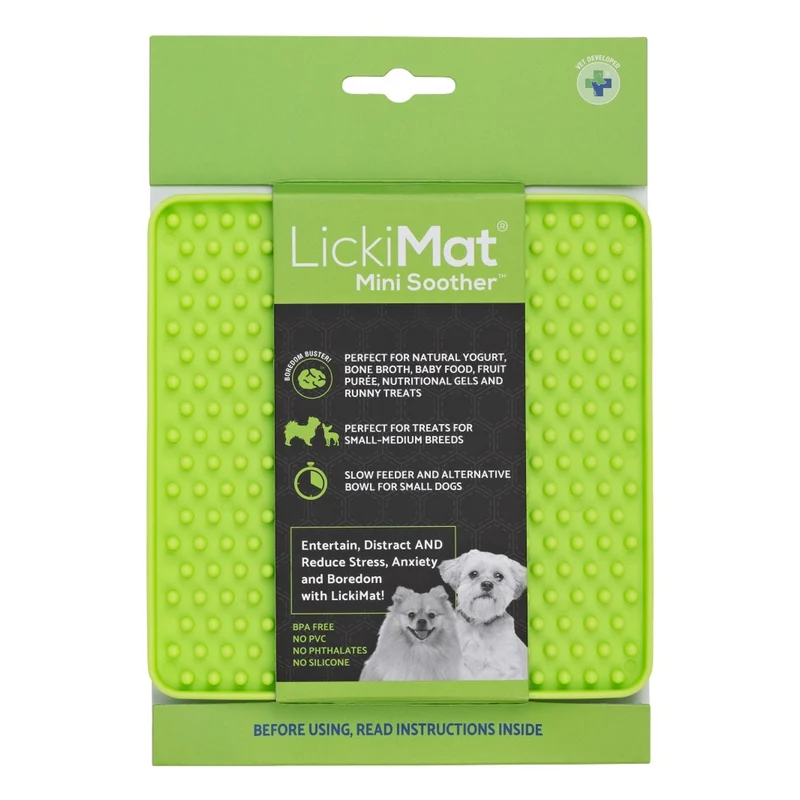 LickiMat Mini Soother – Die clevere Schleckmatte für kleine Hunde: Weniger Stress, mehr Ruhe & langsameres Fressen in einem