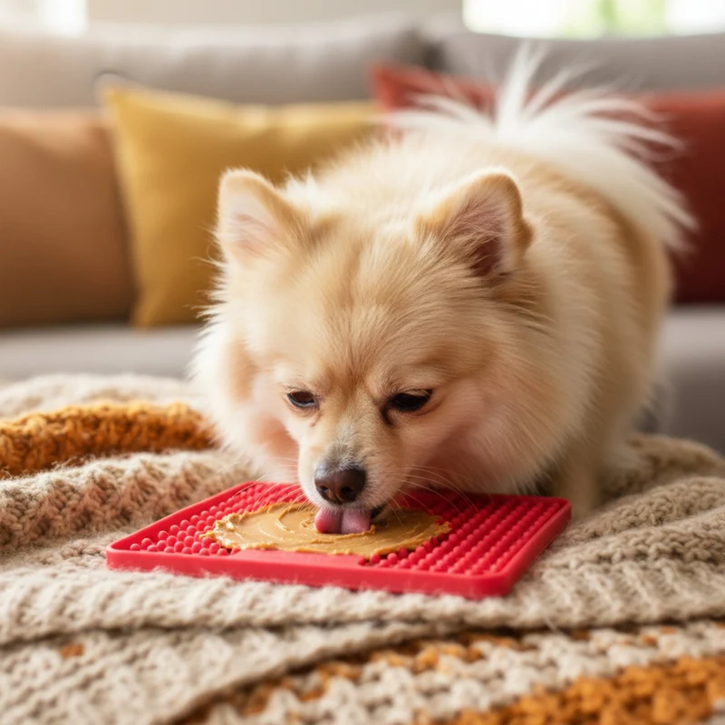 LickiMat Mini Soother – Die clevere Schleckmatte für kleine Hunde: Weniger Stress, mehr Ruhe & langsameres Fressen in einem