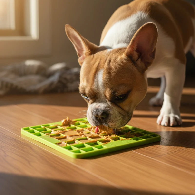 LickiMat Mini Playdate – Die beruhigende Anti-Stress Schleckmatte für kleine & mittelgroße Hunde | Slow Feeding, mentale Auslastung & pure Entspannung