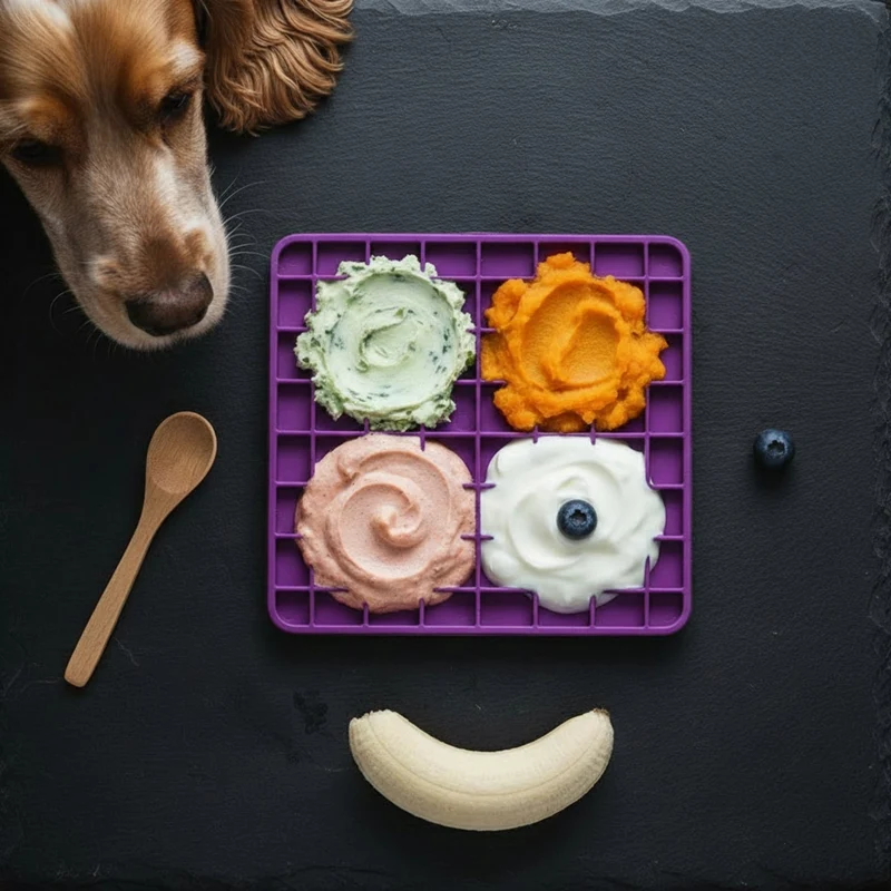 LickiMat Mini Playdate – Die beruhigende Anti-Stress Schleckmatte für kleine & mittelgroße Hunde | Slow Feeding, mentale Auslastung & pure Entspannung