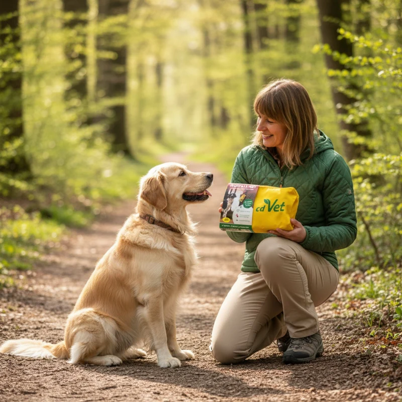 cdVet Notfall-Set für unterwegs – Erste Hilfe für Hunde bei Durchfall, Wunden, Magenproblemen & Augenpflege