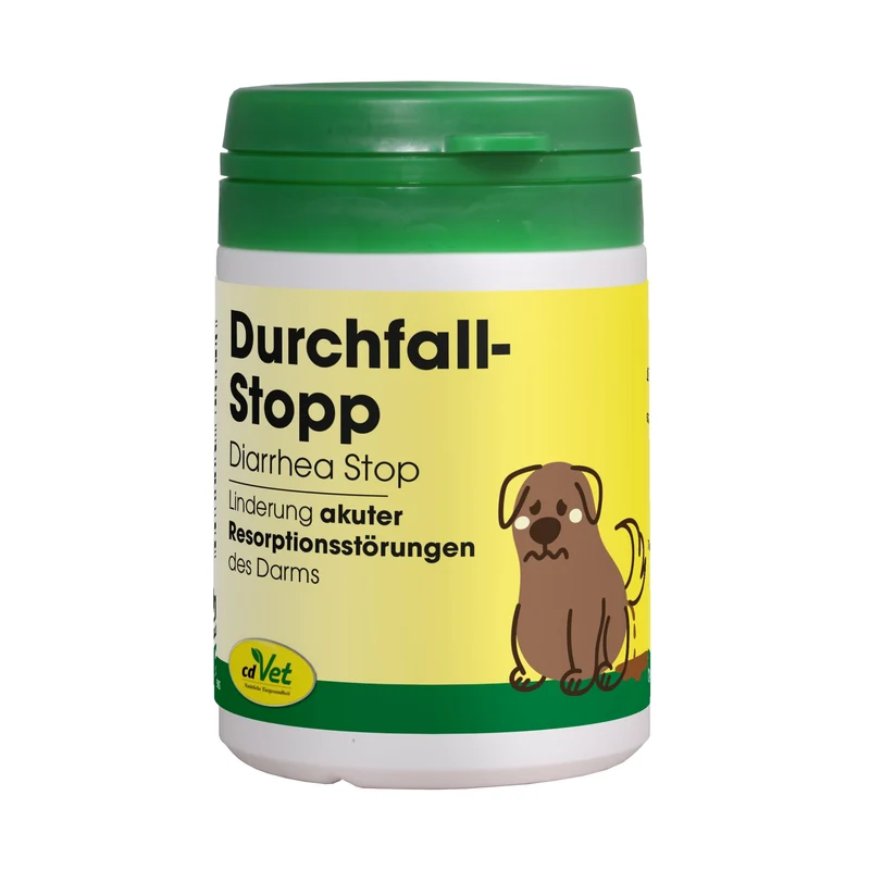 cdVet Durchfall Stopp – Natürliche Soforthilfe bei Durchfall für Hunde & Katzen | Stabilisiert die Darmflora schnell & sanft