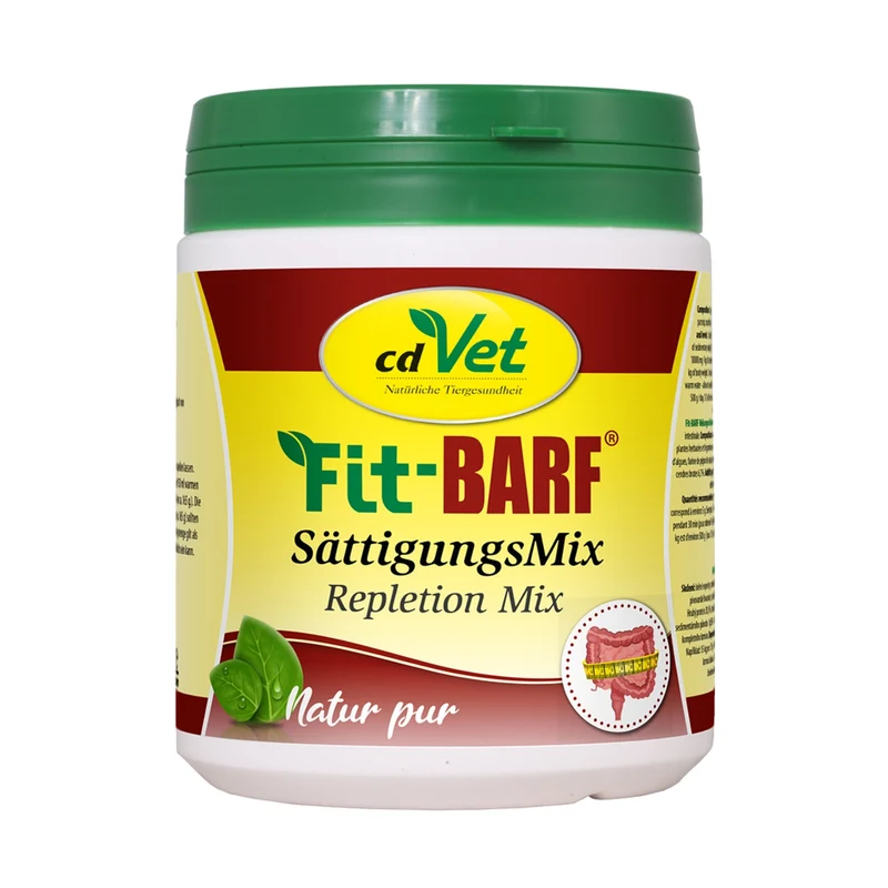 cdVet Fit-BARF SättigungsMix – Die natürliche Sattmacher-Beilage für gesundes, artgerechtes BARFen – Optimale Nährstoffversorgung & ausgeglichene Verdauung für deinen Hund