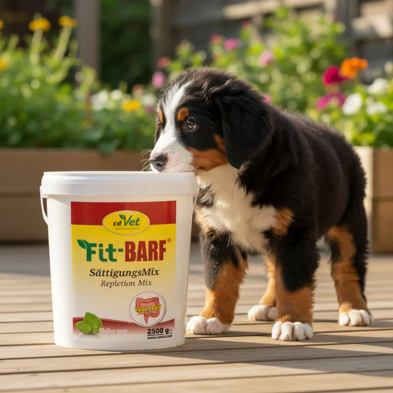 cdVet Fit-BARF SättigungsMix – Die natürliche Sattmacher-Beilage für gesundes, artgerechtes BARFen – Optimale Nährstoffversorgung & ausgeglichene Verdauung für deinen Hund